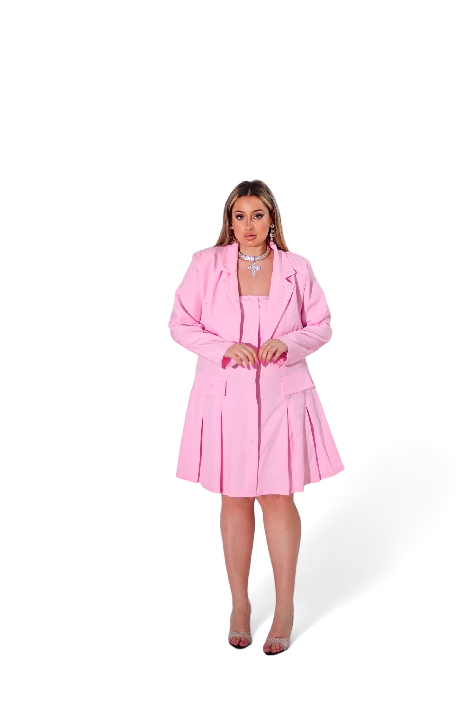 Dress giacca fiocco