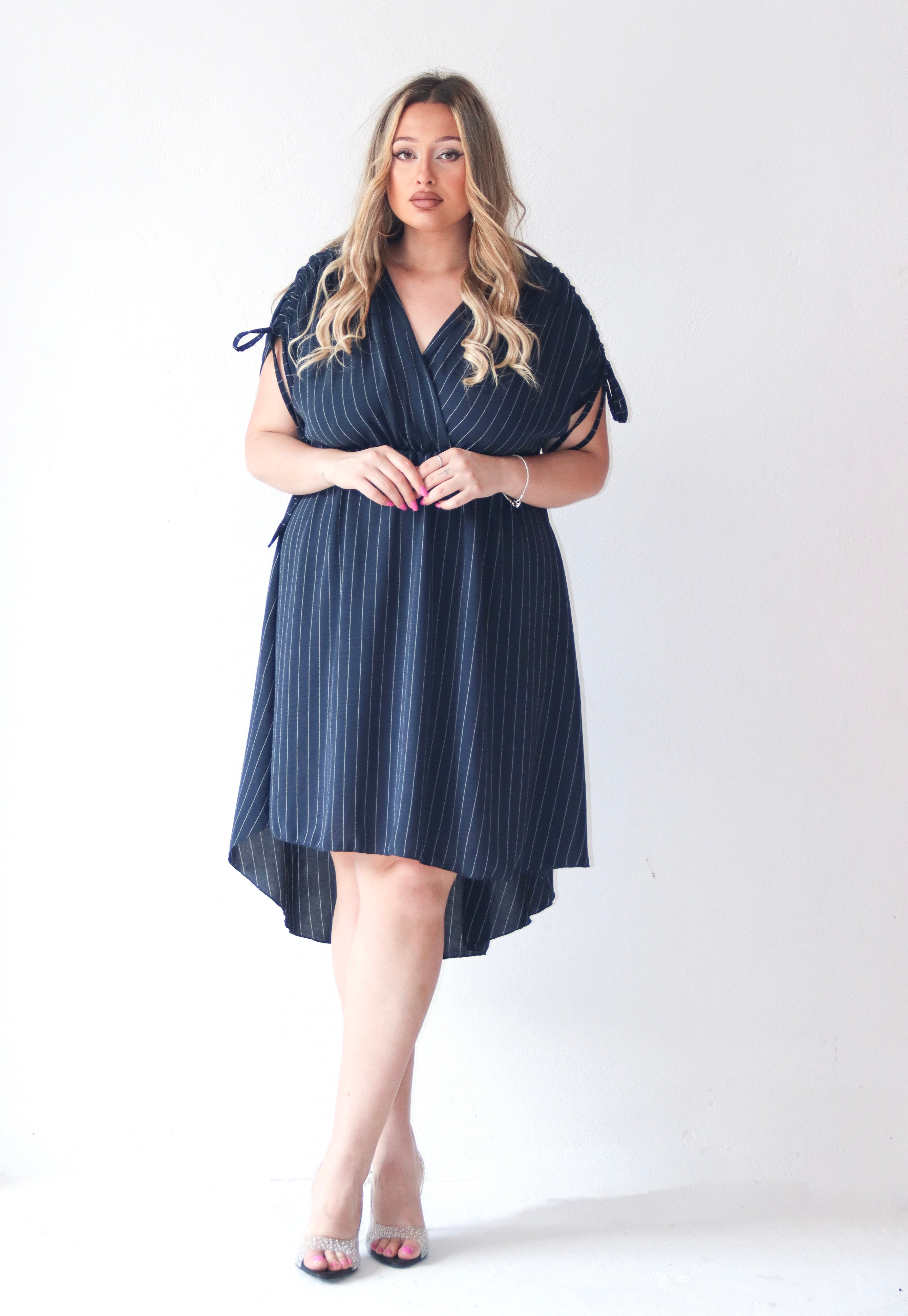 Dress gessato