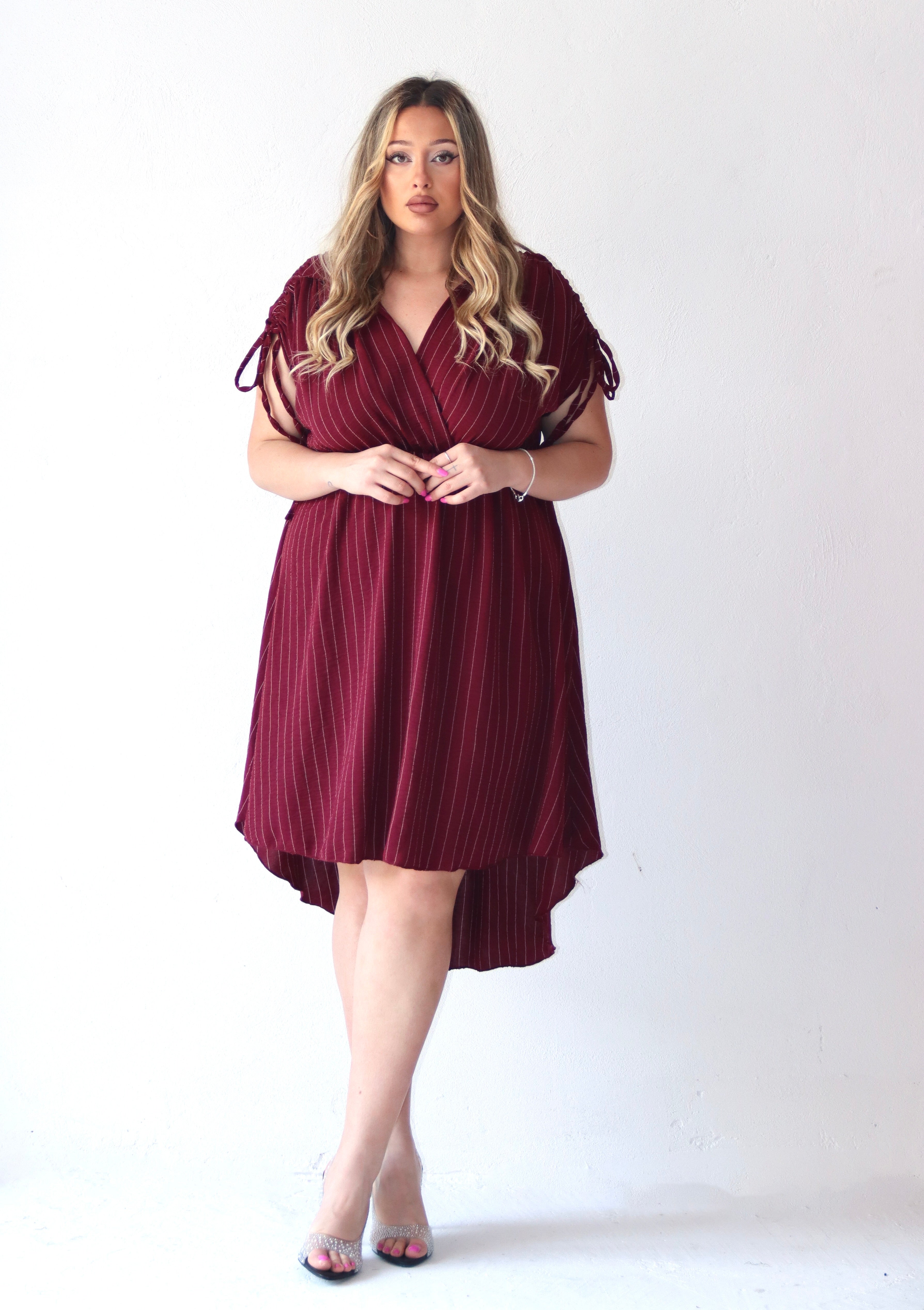 Dress gessato