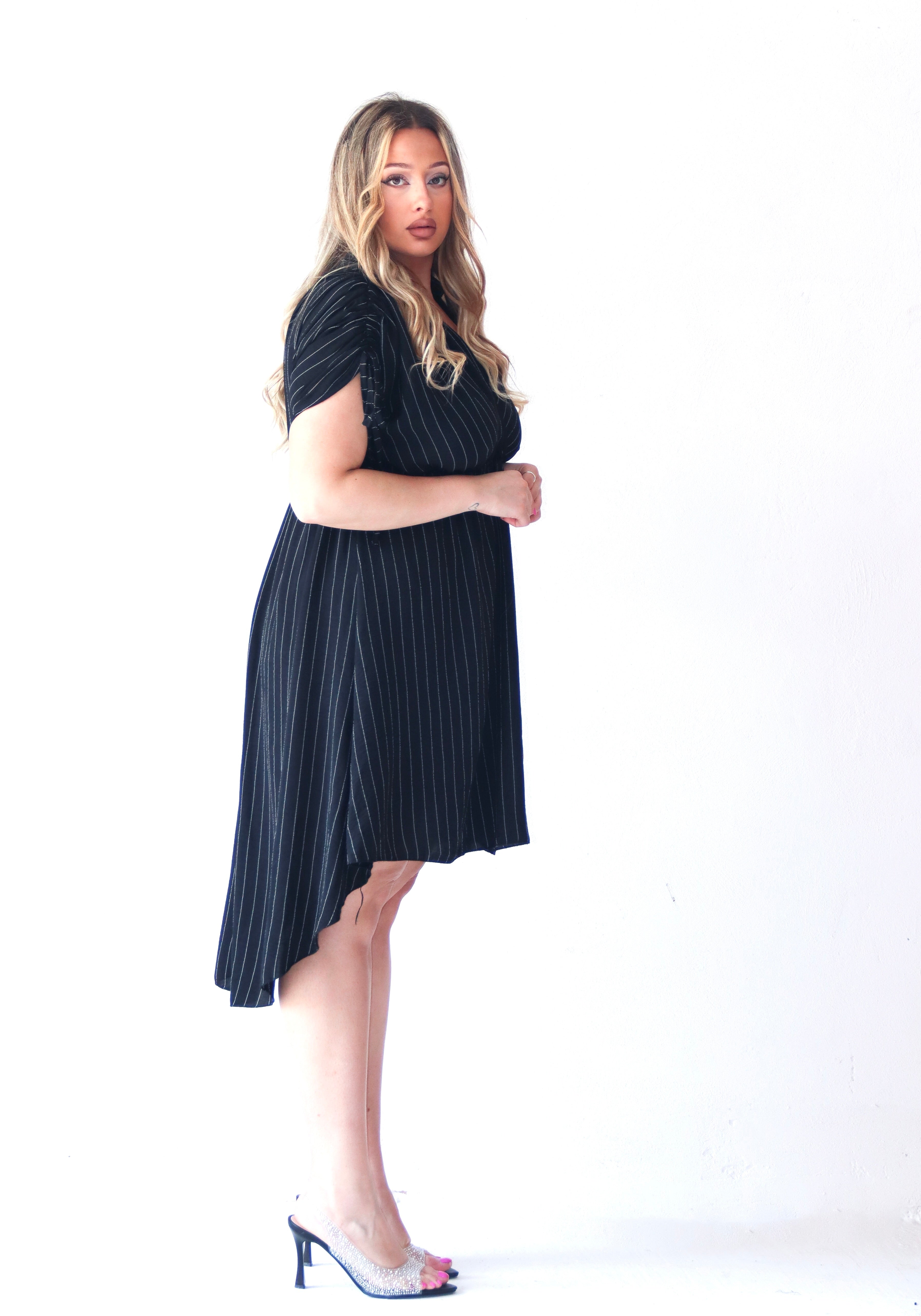 Dress gessato