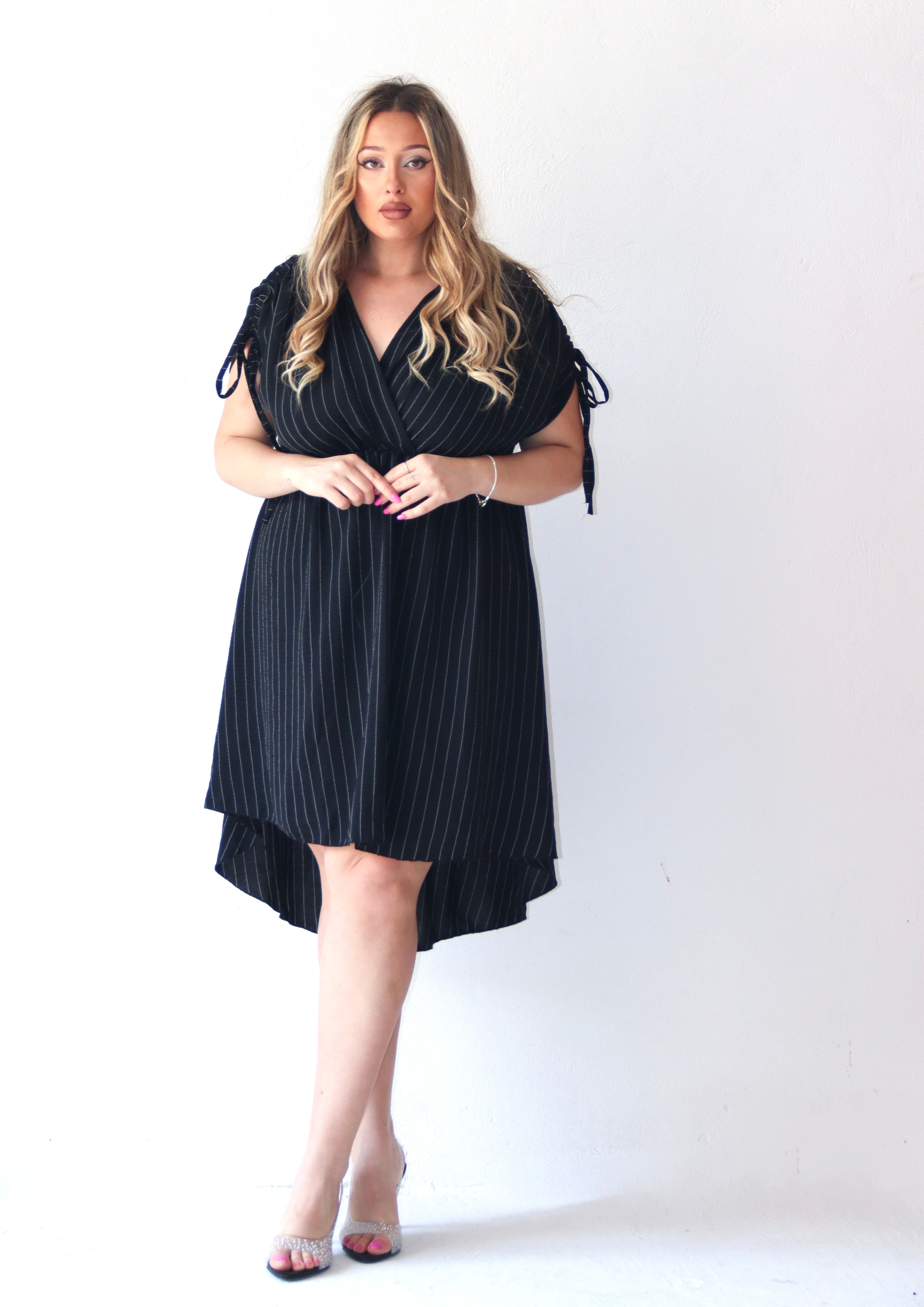 Dress gessato