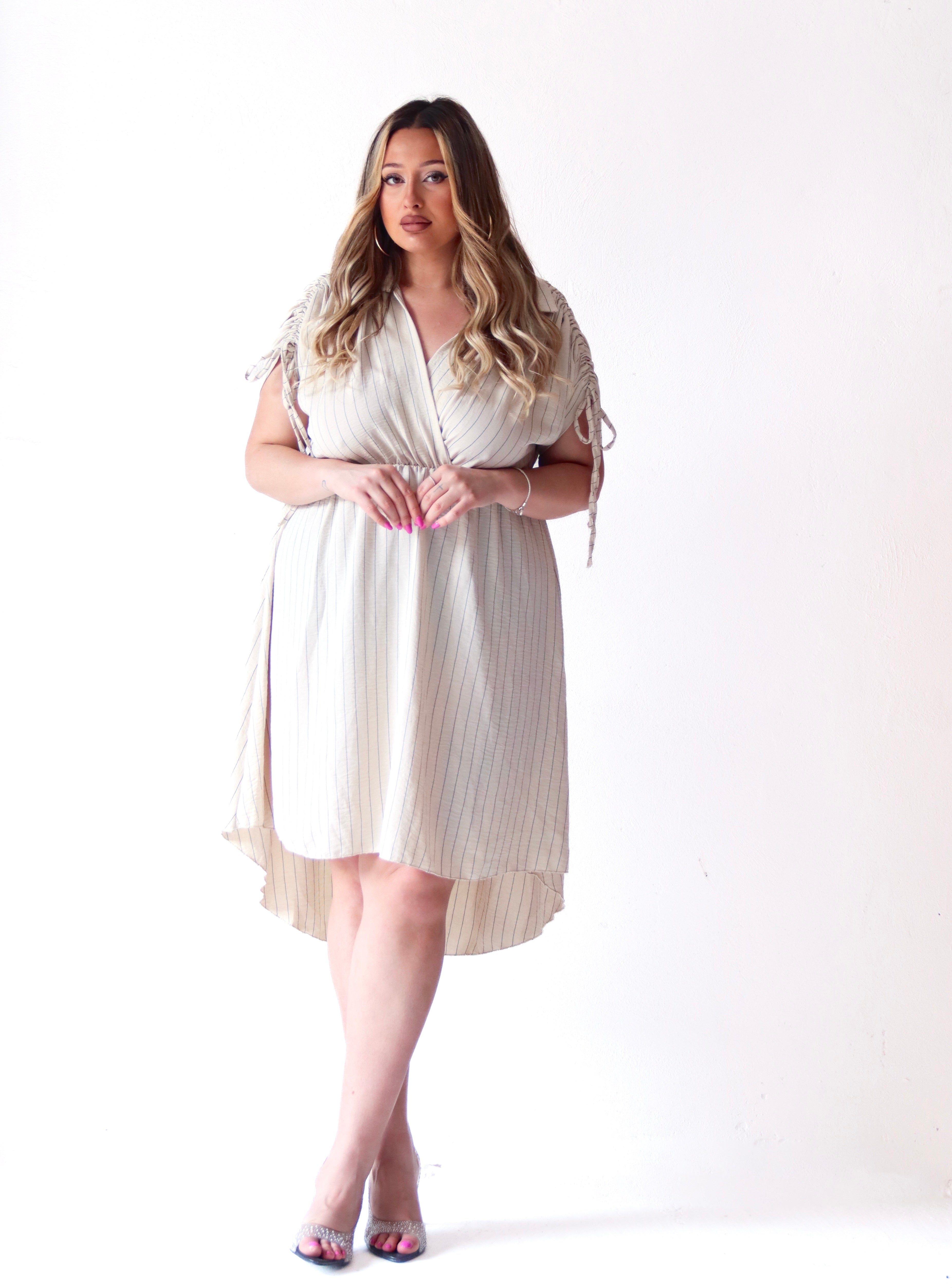 Dress gessato