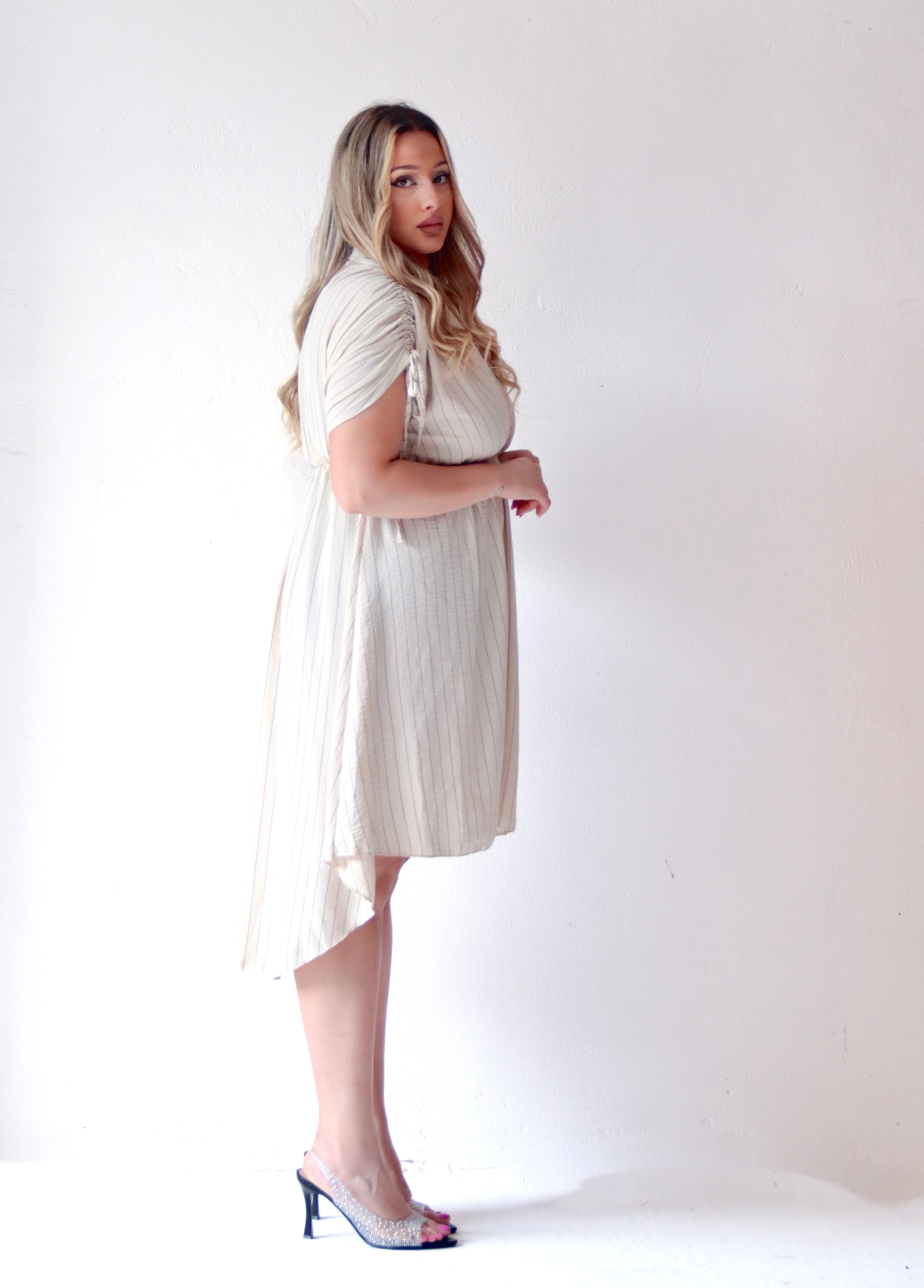 Dress gessato